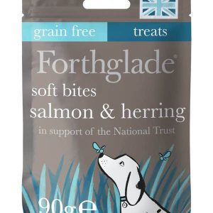 Forthglade Grain Free Natural Dog Treats - Salmon & Herring Soft Bites 90g
