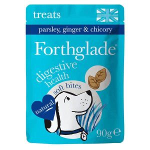 Forthglade Grain Free Natural Digestive Health Dog Treats - Soft Bites 90g