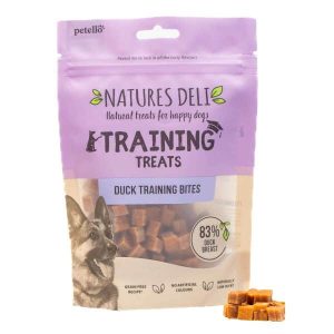 Natures Deli Dog Training Treats - 83% Duck Breast Bites 100g