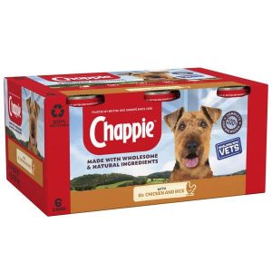 Chappie Chicken and Rice Tins 6x412g
