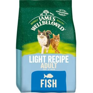James Wellbeloved Light Recipe Adult Cat Dry Food - Fish