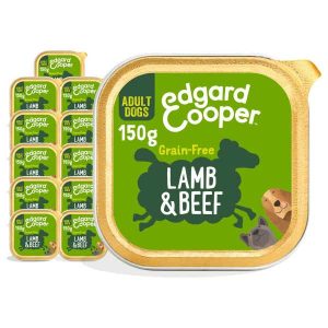 Edgard & Cooper Adult Wet Dog Food Lamb & Beef 11x150g Foils