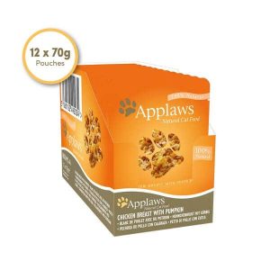 Applaws Cat Food Chicken Breast & Pumpkin (12x70g Pouches)