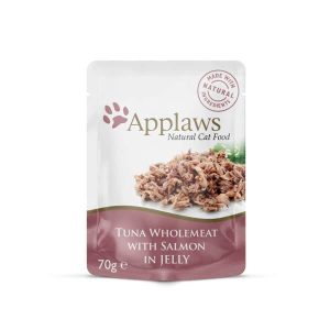 Applaws Cat Food Tuna with Meat & Salmon In Jelly (16x70g Pouches)