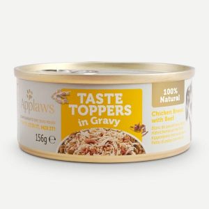 Applaws Taste Toppers Natural Wet Dog Food Chicken & Beef in Gravy (12x156g)