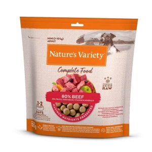 Nature's Variety Small Adult Dog Dry Food - Freeze Dried Beef Dinner 120g