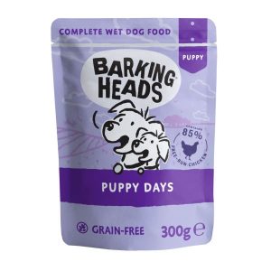 Barking Heads Puppy Days Wet Food Chicken 10x300g Pouches