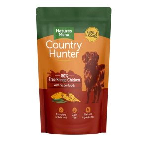 Natures Menu Country Hunter Wet Dog Food - Free Range Chicken 6x150g Pouches