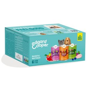 Edgard & Cooper Adult Wet Dog Food Variety Pack 6x400g Cans