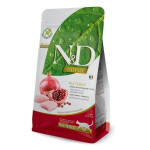 Farmina N&D Prime Neutered Adult Dry Cat Food Chicken & Pomegranate