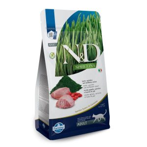 Farmina N&D Spirulina Adult Dry Cat Food Lamb & Wolfberry 1.5kg