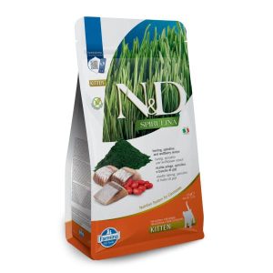 Farmina N&D Spirulina Kitten Dry Food Herring & Wolfberry 1.5kg