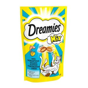 Dreamies Salmon and Cheese Cat Treats 60g