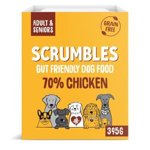 Scrumbles Wet Dog Food Chicken 7x395g Trays